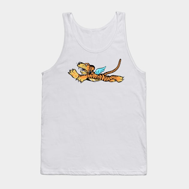 Flying Tigers WWII Logo Tank Top by Mandra